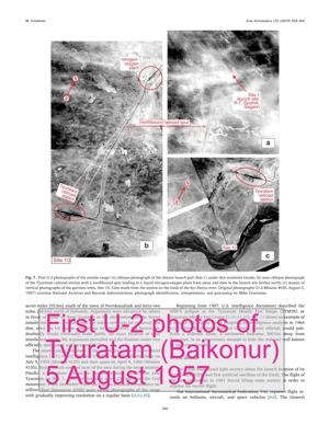 first U-2 Tyuratam Baikonur photos