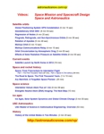 list of videos on satellite orbits